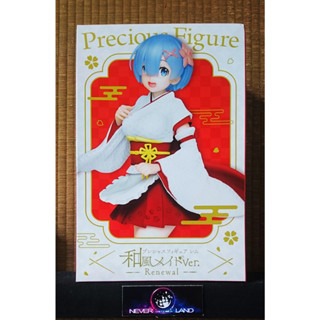 TAITO PREMIUM FIGURE: PRECIOUS FIGURE -RE:ZERO STARTING LIFE IN ANOTHER WORLD - REM (JAPANESE MAID VER.)