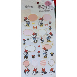 Disney Minnie mouse Stickers สติ๊กเกอร์ ตกแต่ง มินนี่เม้าส์ ของแท้จากญี่ปุ่น