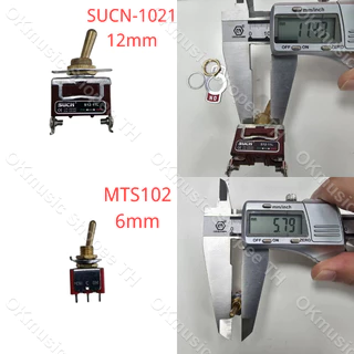 1 ชิ้น สวิทช์สลับ สีส้ม e-ten1021 2-pin on-off 15A 250V / สวิตซ์ mts - 102 spdt 6A 125VAC/3Aa 250VAC
