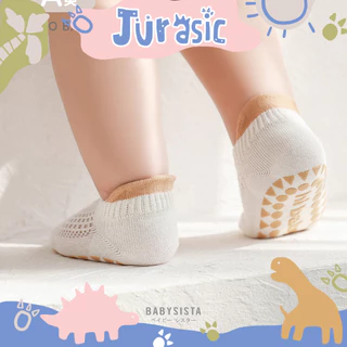 ถุงเท้าเด็ก Babysista รุ่น Jurasic มีกันลื่น