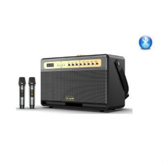 W-King K5 Bluetooth5.0 Speaker ลำโพงบลูทูธ 100W พร้อมไมค์ไร้สาย2อันสำหรับร้องเพลง