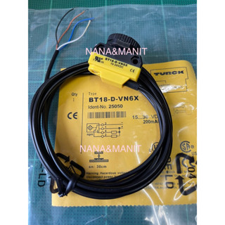 BT18-D-VN6X เซ็นเซอร์ตรวจจับวัตถุทึบเเสง ระยะ 450mm