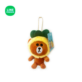 พวงกุญแจ ไลน์ Line Friends Brown Fruity Pineapple 5 นิ้ว