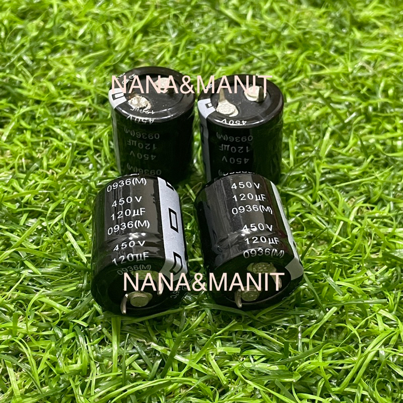 CAPACITOR  120UF 450V  *มีไซร์ให้เลือก*(แท้ใหม่)❗️พร้อมส่งในไทย🇹🇭ชิ้นละ