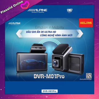 กล้องหน้ารถ กล้องติดรถยนต์ ALPINE DVR-M01 Pro 3" image level recorder มาพร้อมกล้องหน้า+กล้องหลัง ภาพคมชัดระดับ 2k