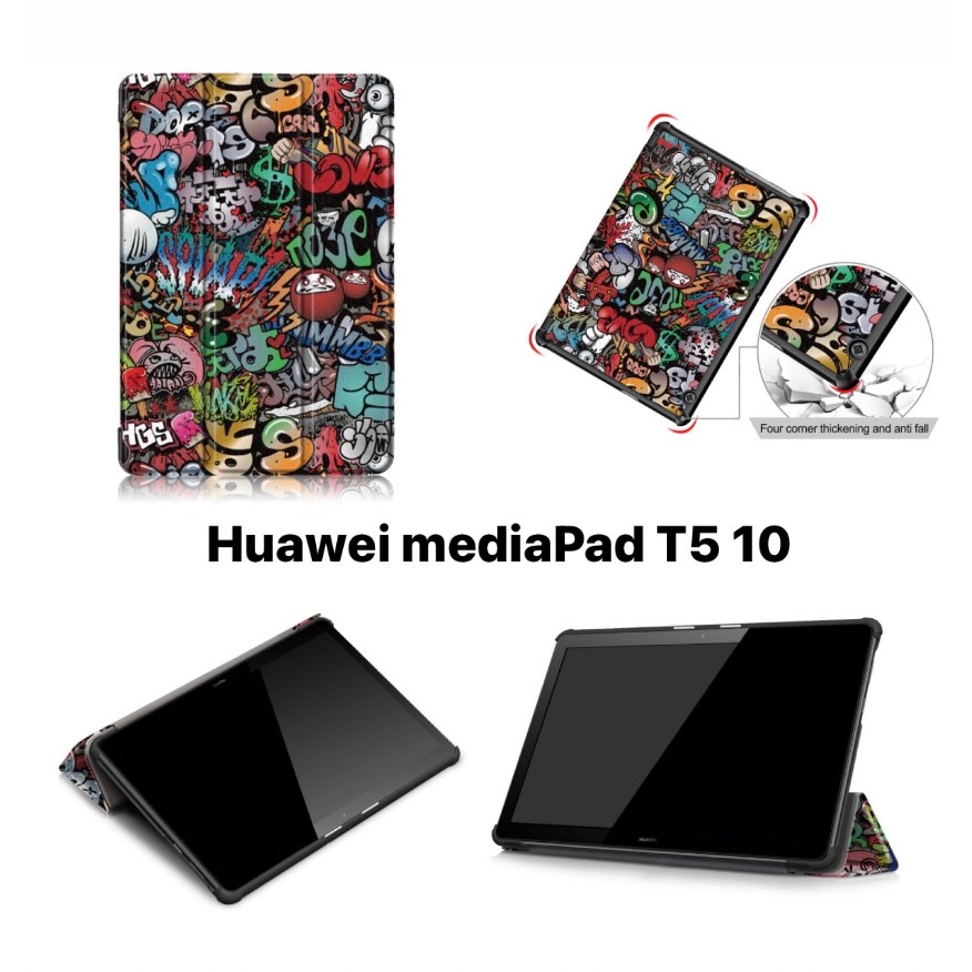 หัวเว่ย Huawei MediaPad T5 แท็บเล็ต 10.1 นิ้ว จอ IPS LCD 1920x1200 Kirin 659 แรม 2/3/4GB ความจุ 16/32/64GB สีดำ ทอง ชมพูฟ้า