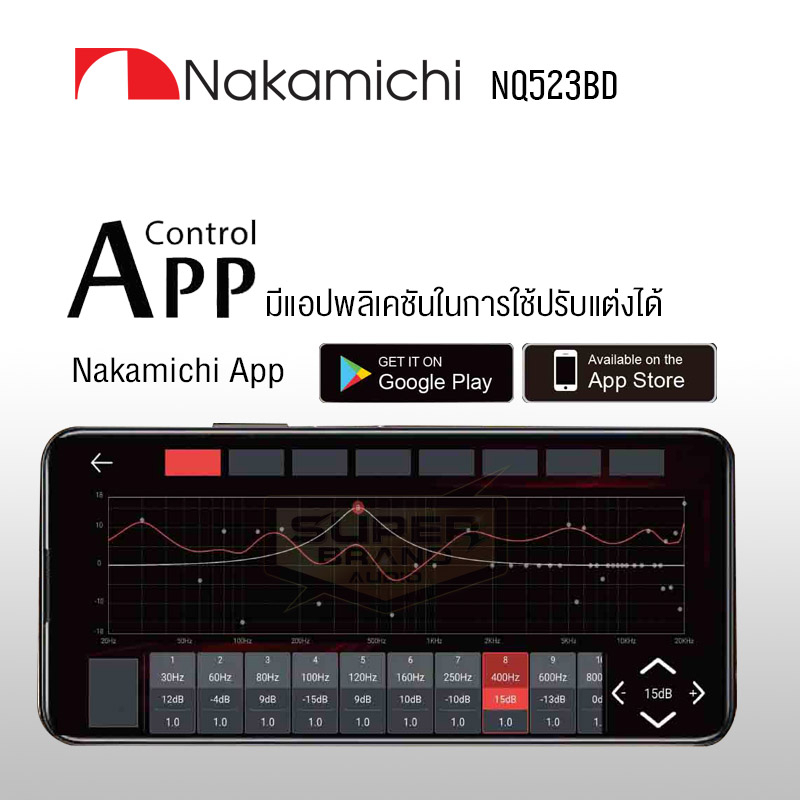 Nakamichi NQ523BD เครื่องเสียงรถยนต์ วิทยุติดรถยนต์แบบ 1DIN วิทยุ มี ...