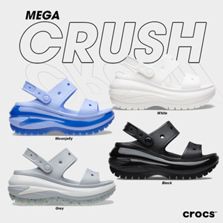 Crocs Collection รองเท้าแตะ รองเท้าแตะเสริมส้น UX Mega Crush 207989-001 / 207989-007 / 207989-100 / 207989-5Q6 (3290)