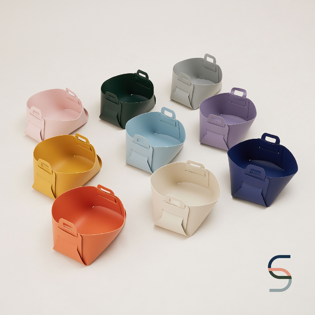SARABARN Pu Leather Storage Basket | อุปกรณ์สำหรับจัดเก็บ ขนาดกลาง 9 สี - รูปที่ 3