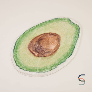 SARABARN Avocado Bathmat | พรม พรมเช็ดเท้า พรมตกแต่งบ้าน พรมอะโวคาโด พรมผลไม้