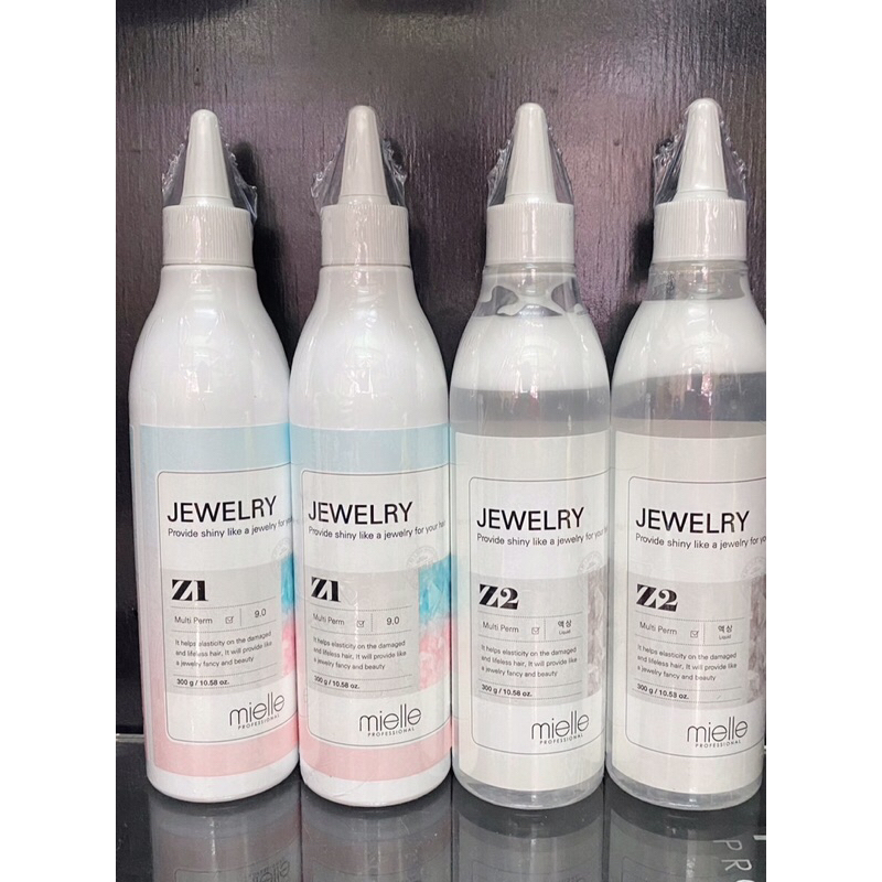 น้ำยาดัดผมJEWELRY Provide shiny like a jewelry for your hair  Z1/Z2  #mielle professional  จิวเวลรี่