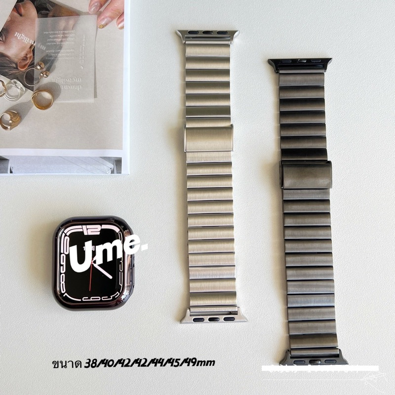 RR สายนาฬิกา watch ultra 11 10 9 8 7 6  5 4 3 สายนาฬิกา smart watch 38/41/42/44/45/49/46mm  strap