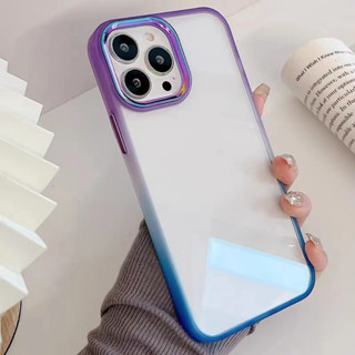 เคสหลังใส ไล่สี ใช้สำหรับ Xiaomi Redmi A1 Redmi 9T 9A 9C Redmi 10A 10C Redmi Note8 Note8pro RedmiNote9pro Note9s