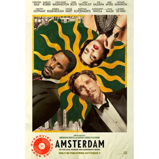 DVD Amsterdam (2022) (เสียง ไทย /อังกฤษ | ซับ ไทย/อังกฤษ) DVD