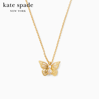 KATE SPADE NEW YORK GOLD BUTTERFLY MINI PENDANT NECKLACE KC758 สร้อยคอ