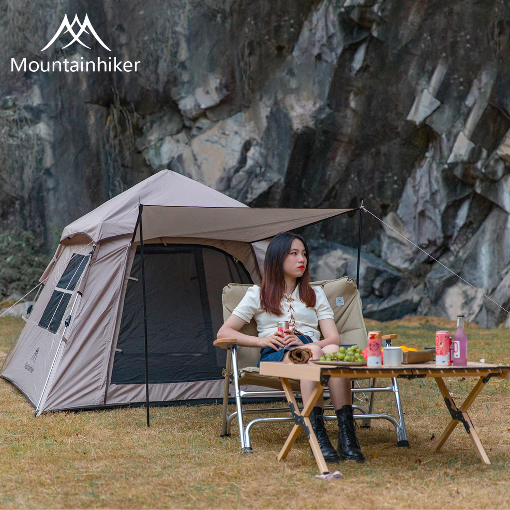 Mountainhiker เต็นท์กางอัตโนมัติพับได้ สำหรับ 3-4 คน เดินป่า/แคมปิ้ง thumbnail 7
