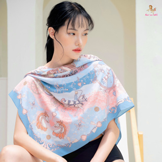 Kiss me doll ผ้าพันคอ/ผ้าคลุมไหล่( Classic ) ลาย Knight ขนาด…