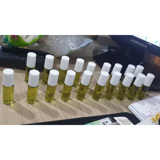 ถูกที่สุดขวดลูกกลิ้ง3/5/10mlแบบแก้วขาวใส หัวโรลออนกลิ้งดี ใส่น้ำมันน้ำหอม รีฟิลเติมได้ พกพาสะดวก