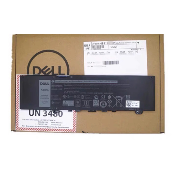 สำหรับ Dell Lingyue Inspiron13 5370 7370 7373 7380 F62G0 แบตเตอรี่เดิม