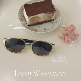 teenyweeny.co 🍸Jenet sunglasses uvx400 แว่นกันแดดสไตล์ retro y2k สวยสับ ตรงปก🧉🍹✨🎟️