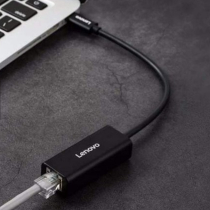 Lenovo USB-C to Ethernet Adapter อะแดปเตอร์ สายแปลง เลอโนโว USB-C to LAN. USB type C to RJ45 แท้ ของใหม่  มือหนึ่ง