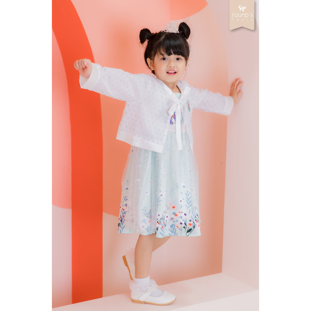 DISNEY PRINCESS : 050045 เดรสเด็กลิขสิทธิ์แท้