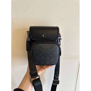 Coach Lee Crossbody Soft polished pebble leather