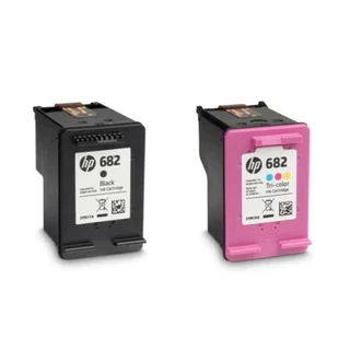 HP 682 Tri-color / Black Original Ink Advantage Cartridge (3YM77AA / 3YM76AA)