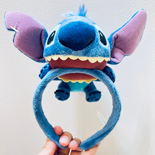 ที่คาดผม สติช Stitch ลิขสิทธิ์แท้ ป้ายดิสนีย์ พาร์ค ตัวเกาะเต็มตัว งานสวยใหม่มากๆ แปลกไม่ซ้ำใคร หายากที่สุด Disney Parks