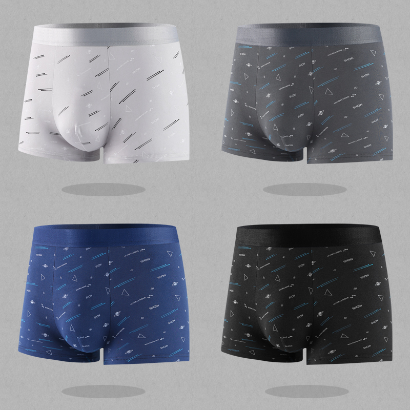 กางเกงในชาย ผ้านิ่ม ใส่สบาย ขอบไม่เจ็บ ของแท้100%กางเกงบ๊อกเซอร์ผู้ชายผ้าทอ สำหรับวัยรุ่นชายไทย underwear - รูปที่ 5