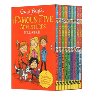 The Famous Five Adventures Short Story Collection 9 Books Box Set By Enid Blyton