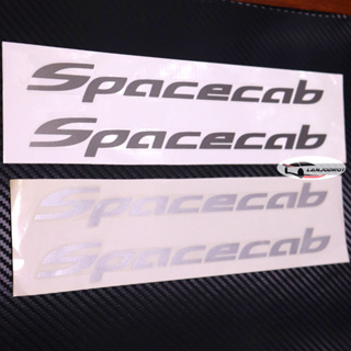 sticker สติ๊กเกอร์ Spacecab (1 คู่) ติดข้างประตู สำหรับ อีซูซุ ดีแม็กซ์ ISUZU D-MAX 2012-2018