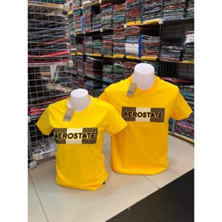เสื้อยืดAerostate &amp; Maddogงานป้ายเนื้อผ้าSupersoft100%