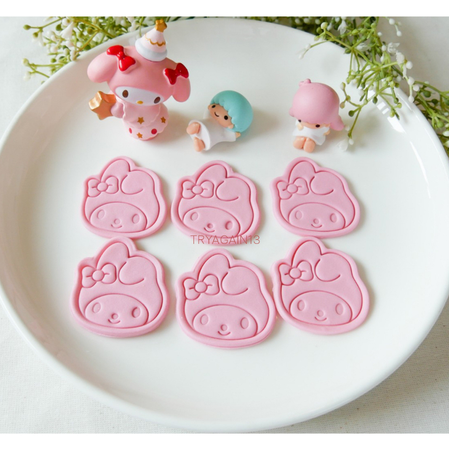 น้ำตาลตกแต่งหน้าเค้ก ลายการ์ตูน น่ารักมาก สีพาสเทล ทานได้ รูปที่ 3