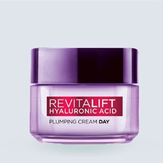 LOREAL PARIS Revitalift Hyaluronic Acid Day Cream (50g)ครีมบำรุงผิวหน้าสูตรกลางวัน ช่วยล็อคความชุ่มชื้นให้ผิว และริ้วรอ