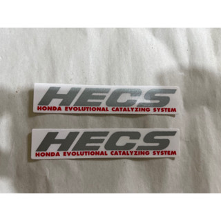 สติ๊กเกอร์ HECS สำหรับ Npro rrw Fsx  งานใหม่ เกรดดี ราคาต่อคู่