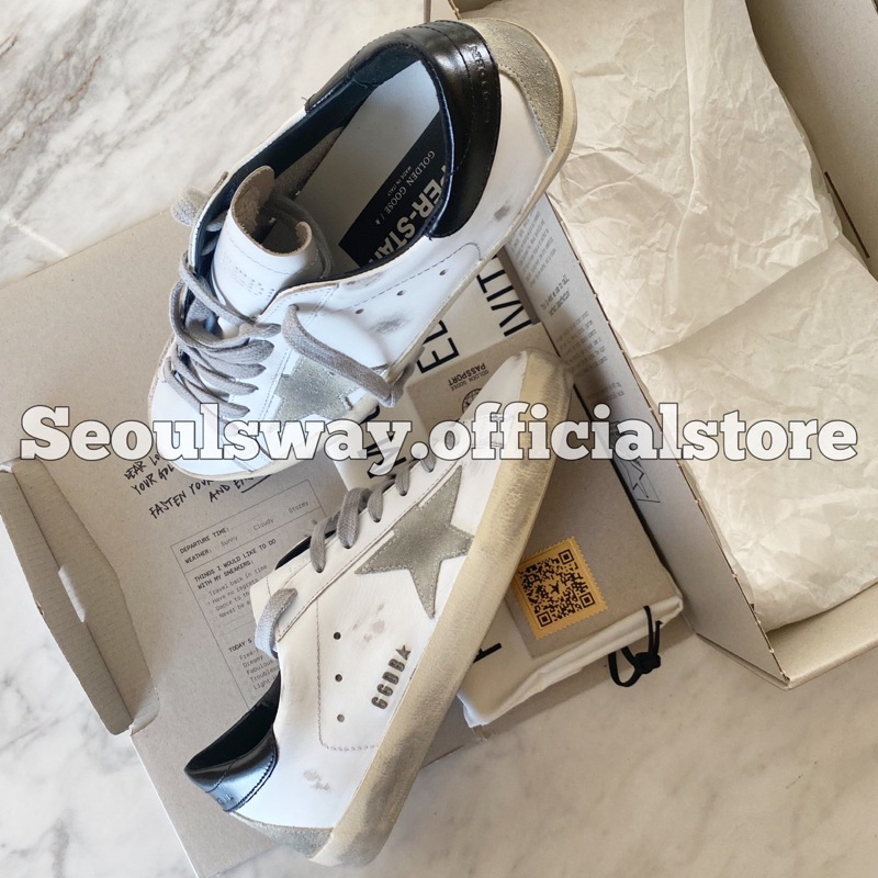 รองเท้าหนังGGDB / Golden Goose Superstar Sneakers ของแท้100%