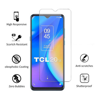 ฟิล์มกระจก ไม่เต็มจอ For TCL 20R 5G 20SE 30 5G 30E 30SE 30XL 403 405 40SE Tempered glass not full