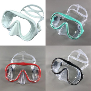 new2023หน้ากากดำน้ำ รุ่น Freediving Mask Low volumeหน้ากากฟรีไดฟ์ความจุอากาศต่ำ แว่นตาดำน้ำกรอบขนาดTempered ace