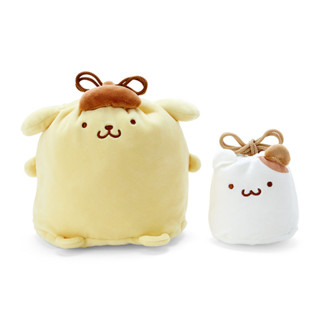 กระเป๋าถุงหูรูด  Sanrio ลาย Pompompurin พร้อมเพื่อน Muffin