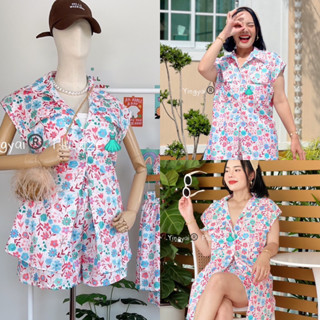 Blossom Set 🌷✨งาน set 2 ชิ้น เชิ้ตคอปกแต่งกระดุมหน้า