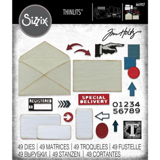 Sizzix Thinlits Dies By Tim Holtz 48/Pkg