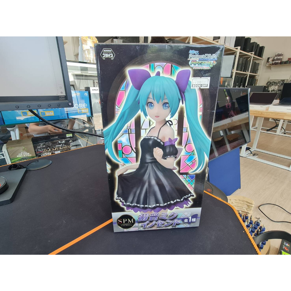 ของแท้ ครบกล่อง Sega Hatsune Miku Project DIVA Arcade Future Tone SPM figure Hatsune Miku Innocent