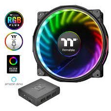 CASE FAN (พัดลมเคส) THERMALTAKE RIING PLUS 20 RGB RADIATOR FAN TT PREMIUM EDITION SOFTWARE CONTROL/FANX1 CONTRONTROLLERX