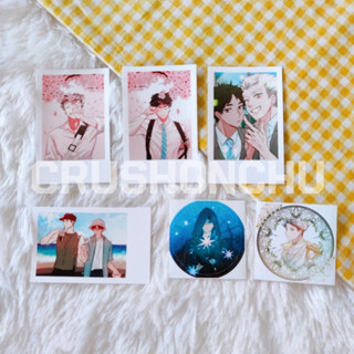 (✅พร้อมส่ง) โพลารอยด์โบคุอาคา โบคุโตะ &amp; อาคาอาชิ (ได้ลายละ 1ใบ รวม 4ใบแถมสตกกลม2ชิ้น) (ไฮคิว / Haikyuu / คู่ตบฟ้าประทาน)