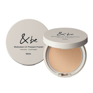 แป้ง &amp;be medicated UV Pressed Powder แป้งบำรุงผิวพร้อมกันแดด SPF50+ PA++++