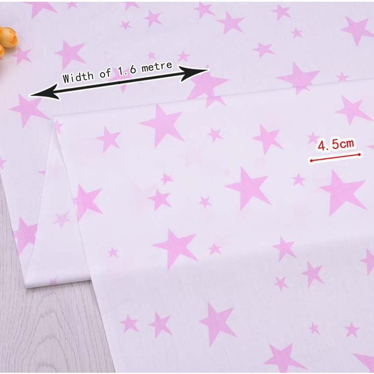 ผ้าคอตตอน 100% ทอทวิล ผ้าเมตร ลายดาว ลายมงกุฏ ลายกราฟฟิค  หน้ากว้าง1.6 เมตร