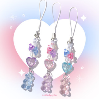 ꒰ Blossom ꒱ - Phone Charm ✿ ที่ห้อยโทรศัพท์ พวงกุญแจลูกปัด แฮนด์เมด ที่ห้อยแฟ้มเก็บการ์ด