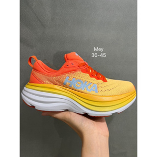 รองเท้าใส่วิ่ง🏃🏻‍♂️Hoka Bondi8 (wide)sz.36-45 มี4สี สำหรับผู้ชายและผู้หญิง หน้าเท้ากว้างสินค้าพร้อมส่งพร้อมกล่อง#1