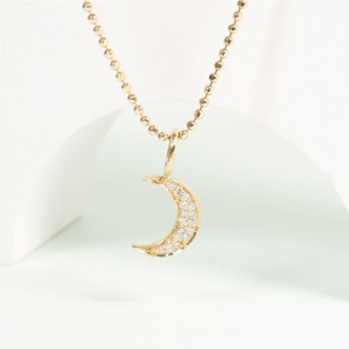 Grace Fine Jewelry จี้ทองแท้ 9K พระจันทร์เสี้ยว Mini Crescent Moon (ราคาเฉพาะจี้อย่างเดียว)